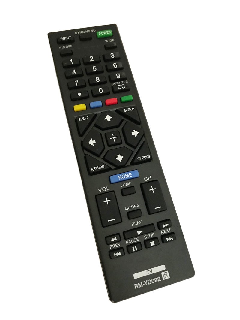 BOMAZ RM-YD092 Replacement Remote Control for Sony KDL-40R450A KDL-50R450A LED HDTV TV - Image 2